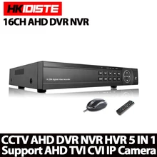 Hot 16CH AHD DVR 1080P 1080N AHD-N H CCTV Recorder Camera Onvif Network 8 Channel IP NVR 1080P 6CH Audio Input Multi-language