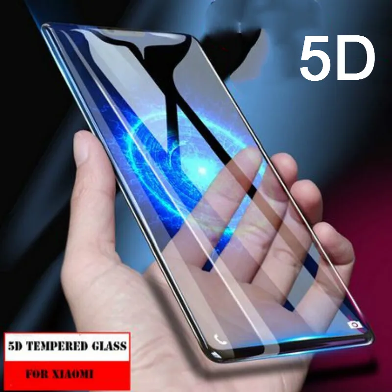 

5D Tempered Glass For Xiaomi Redmi Note 7 6 5 Pro Pocophone F1 Mi9 Film For Xiaomi Redmi Note 5 5A Toughened HD Protective Glass