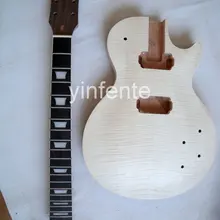 Новая высококачественная незаконченная электрогитара гриф гитары тело твердой древесины тела и гриф L модель 1 шт#4