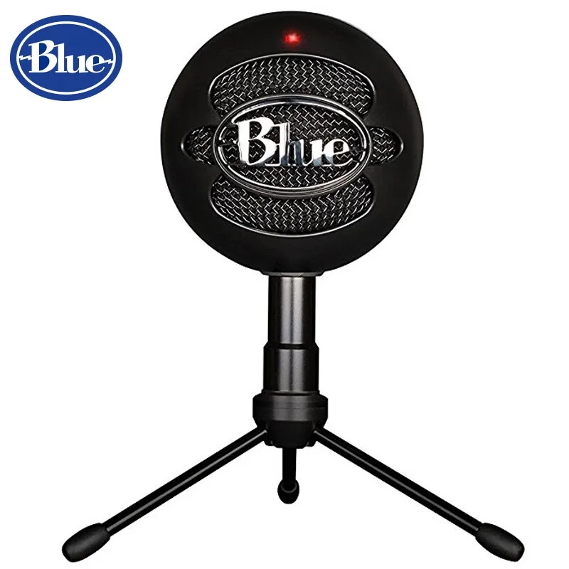

Blue Snowball ice USB Condenser Microphone Cardioid for computer recording and boardcasting- Black