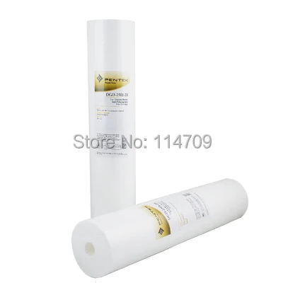 

4.5" x 20" Polypropylene Sediment Water Filter Cartridge 25 micron to 1 micron Dual Gradient Density for Water Purifier