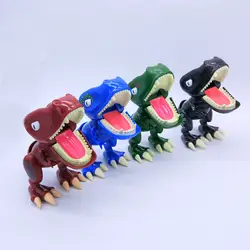 Jurassicc World Park динозавр Т-Рекс мультфильм аниме Q издание Tyrannosaurus совместное Подвижная кукла резинка детский подарок детские игрушки