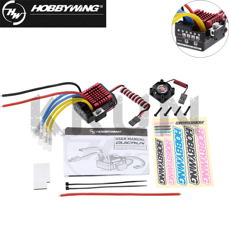 

Hobbywing QuicRun WP-860 Dual Brushed Waterproof 60A ESC #860 For 1/8 RC