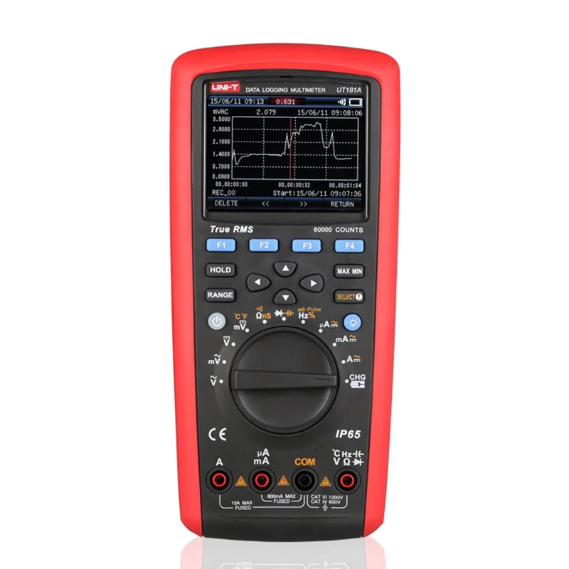 

UNI-T UT181A Digital Multimeter True RMS Data Logging Multimeter USB / Bluetooth Transfer / Temperature Measurement Meter