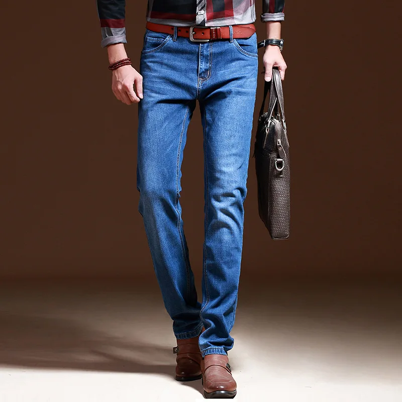 Brand European American Style Stretch Men Jeans Luxury Men's Denim