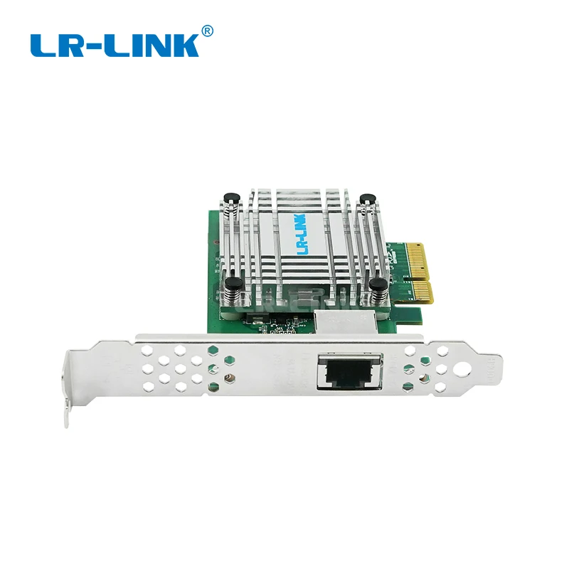 Сетевой адаптер сетевой с одним портом 10G Gigabit Ethernet RJ45 медный PCI E x4 pc экспресс