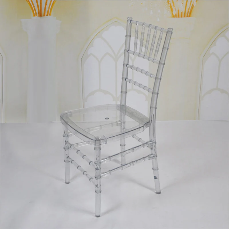 Image Transparent plastic chair fashion. Detachable. Popular in Europe and america. Can be transported to many countries for free.