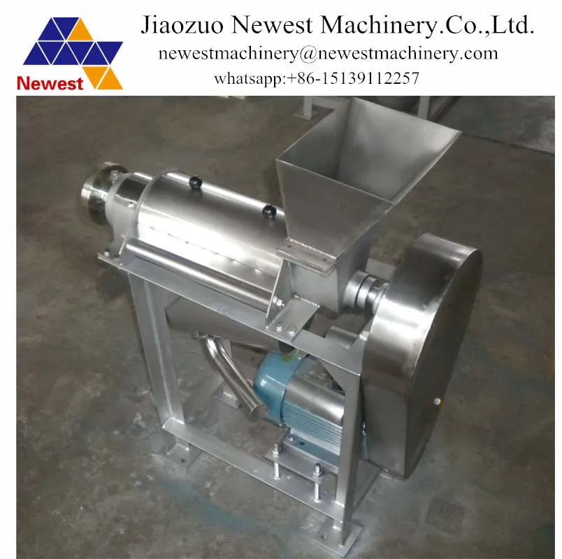 0.5T industrial cold press screw juicer / fruit vegetable juice machine