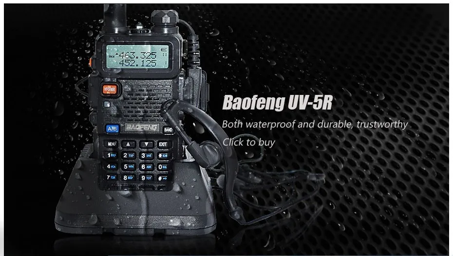 BaoFeng UV-5R портативная рация Профессиональный CB радио Baofeng UV5R трансивер 128CH 5 Вт VHF& UHF Ручной Охота+ USB программный кабель