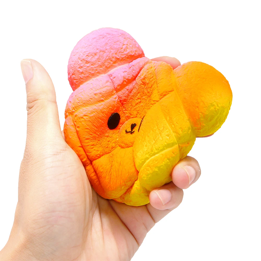 Kawaii Squeeze Игрушка Медведь Сжимаемый хлеб торт кальшиес крем ароматизированный