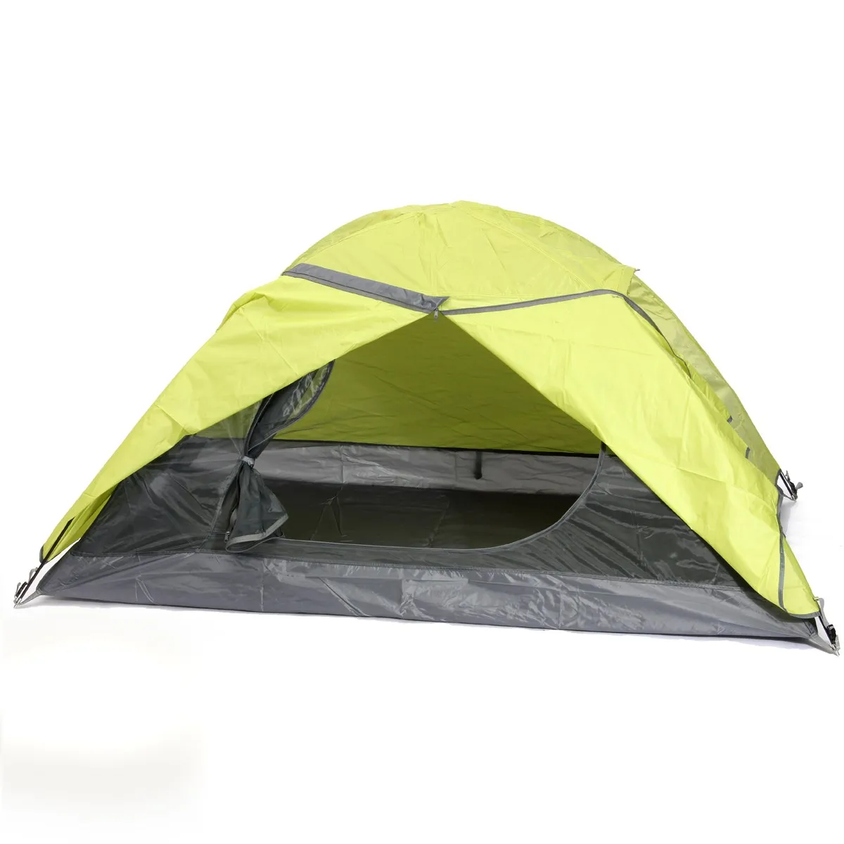 210*115cm 2 person 3 season 190T polyester taffeta Double Layer Waterproof windproof Tent outdoor camping hiking tent