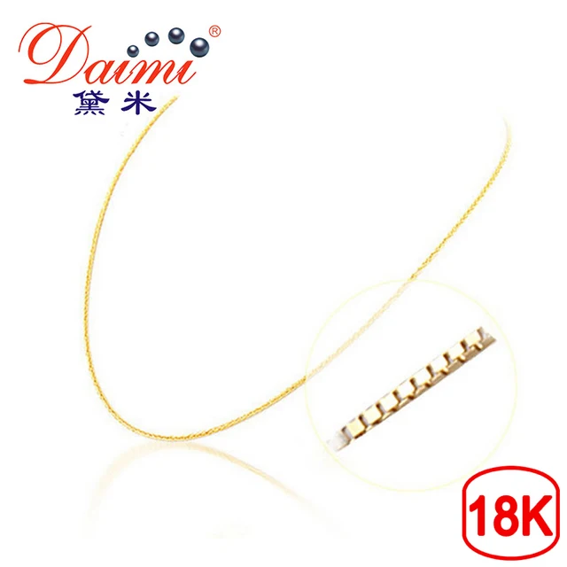 Genuino Daimi 18k De Oro Blanco Cadena En Amarillo Precio Genuino Daimi 18k De Oro Blanco Cadena En Amarillo Precio Coste Envío Libre Venta