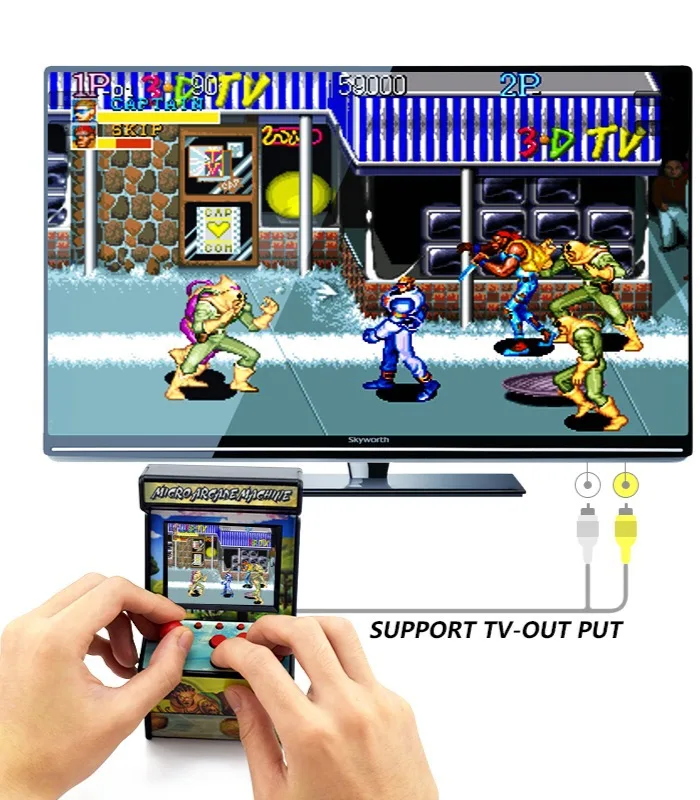 2,8 ''красочный дисплей аккумуляторная батарея AV выход к ТВ 156 игр для Sega megadrive Ретро игровой мини-автомат консоль