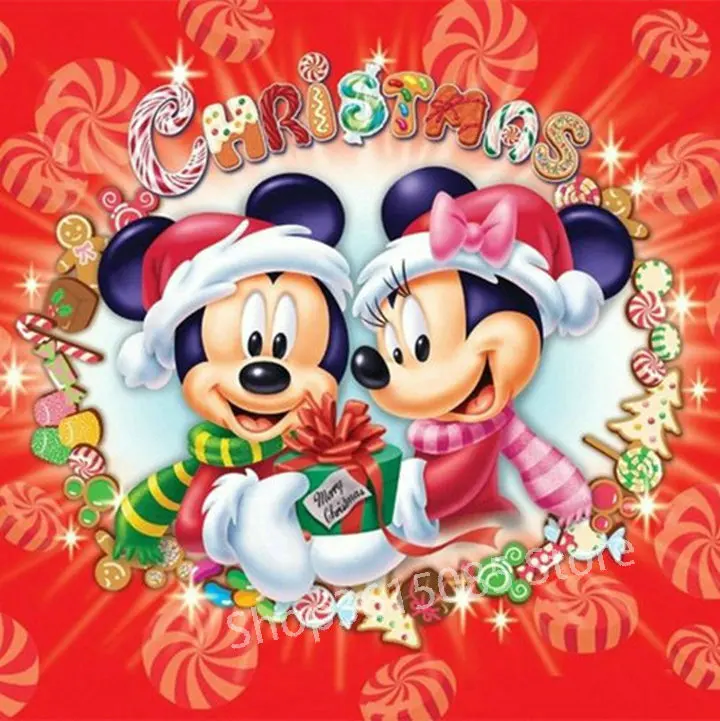 

Needle Diamond Painting Mickey Mouse Full Round 3D Diamond Embroidery New Arrival Cross Stitch Home Decor Kit MQA10