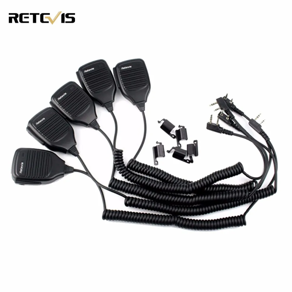 imágenes para 5 unids 2Pin Alta Calidad Accesorios Walkie Talkie PTT Altavoz Micrófono Mic Para Kenwood Baofeng UV-5R BF-888s H777 RT-5R C9001A imágenes para 5 unids 2Pin Alta Calidad Accesorios Walkie Talkie PTT Altavoz Micrófono Mic Para Kenwood Baofeng UV-5R BF-888s H777 RT-5R C9001A