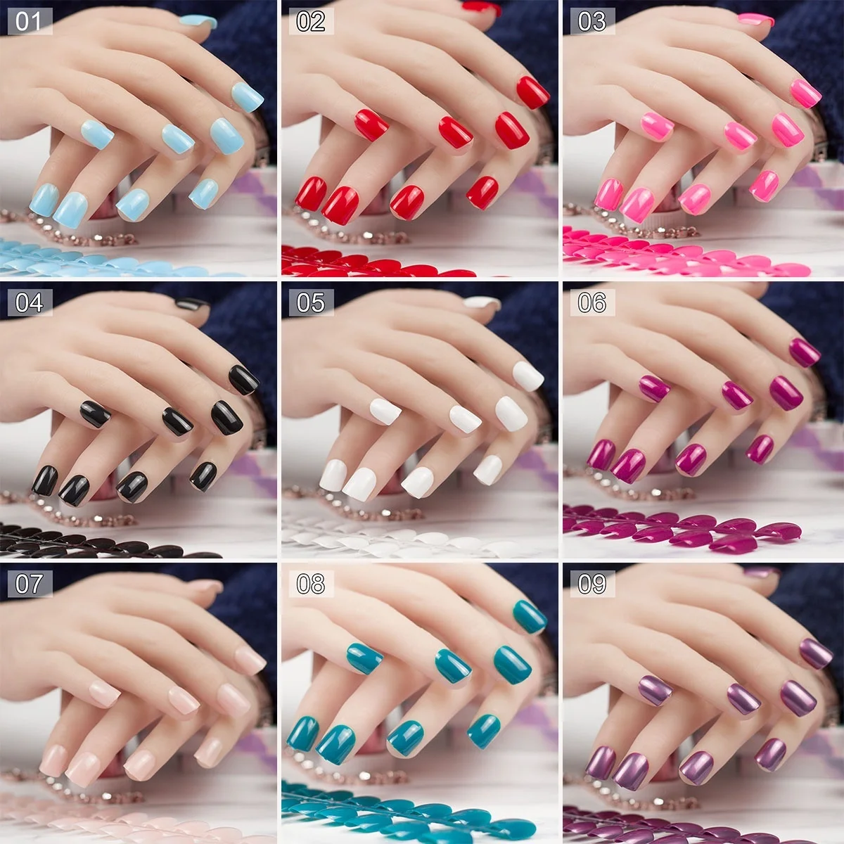 24pcs Fashion Short Nail Tips Square Head Full Cover False Nails Tip Candy Colors Artificial French Fake Nails Art Decorated Buy At The Price Of 0 86 In Aliexpress Com Imall Com 24pcs Fashion Short Nail Tips Square Head Full Cover False Nails Tip Candy Colors Artificial French Fake Nails Art Decorated Buy At The Price Of 0 86 In Aliexpress Com Imall Com