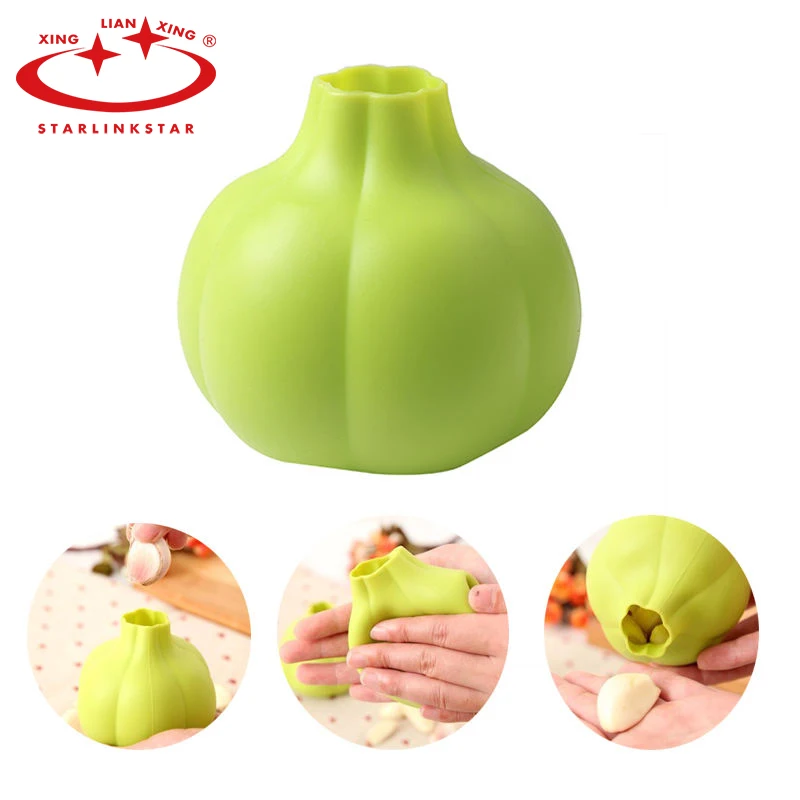 

StarLinkStar. 1PC New Garlic Peeling Device Creative Practical Kitchen Tools Food Grade Silicone Garlic Zester Peeling Tool