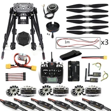 DIY 6-axis Drone RC Hexcopter ZD850 Carbon fiber Frame APM 2.8 Flight Control 3DRMHz Telemetry TH9X TX with Brushless Motor ESC