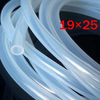 

19mm ID 25mm OD 19X25 Transparent Silicone Rubber Tube Hose Pipe ( food grade ) medical PIPE