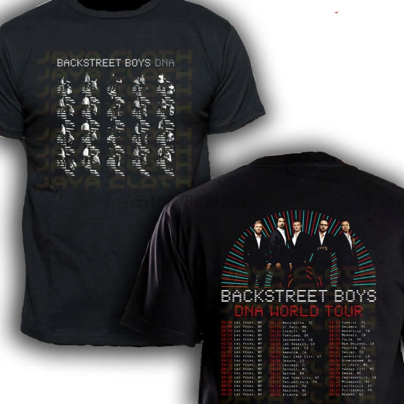 

Backstreet Boys DNA tour dates 2019 men t-shirt black