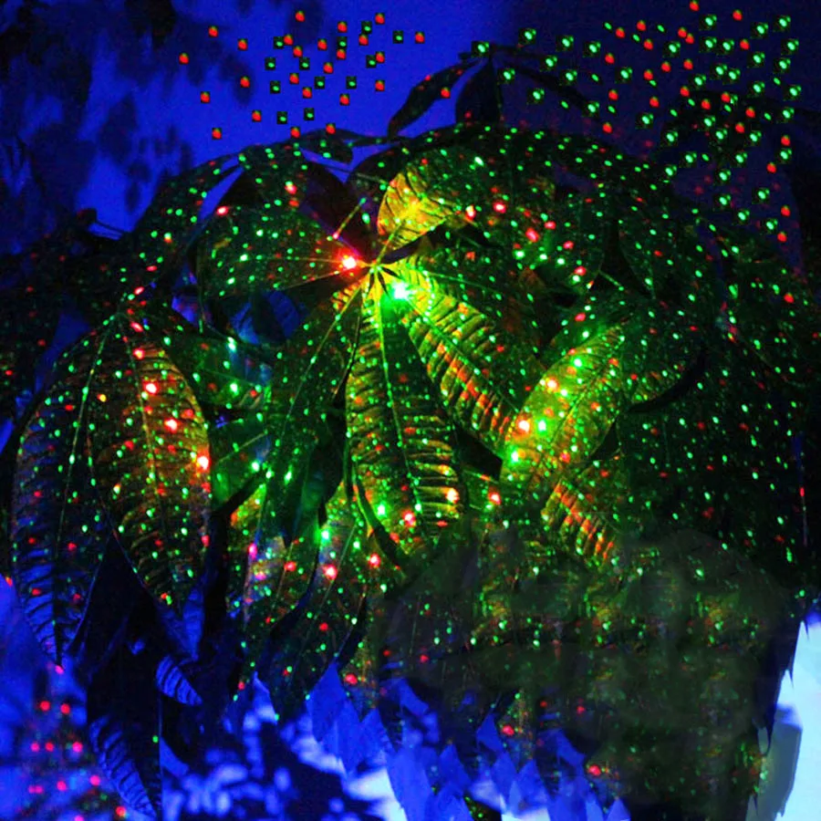 

Stage Lamp Moving Lamp Projector Full Light Outdoor Sky Star Laser Shower Outdoor Landscape Laser Blue&Green LED Christmas