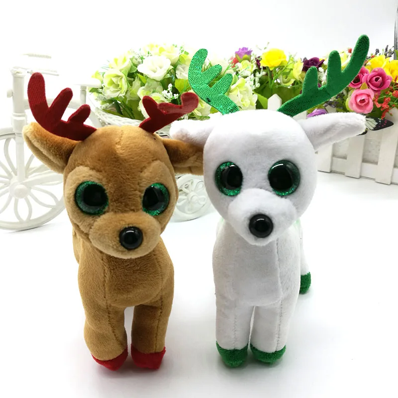 15 см Sika Deer BIG EYES плюшевые игрушки мягкие животные TY Beanie Boos коллекция Buddly Детские