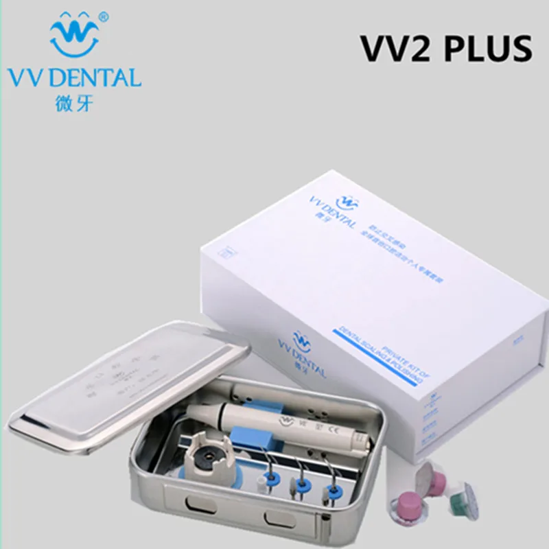 Новый стоматологический набор VV2 Plus ультразвуковой скалер наконечники и