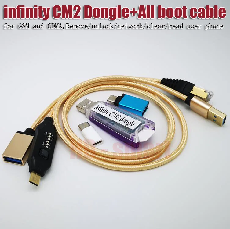 100% infinity CM2 BOX Dongle + UMF все кабели загрузки для GSM и CDMA