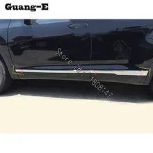 Per Toyota Highlander 2018 2019 adesivo auto Porta Laterale assetto Striscia di Stampaggio Flusso pannello della lampada paraurti cappe stampaggio parte 4 pz