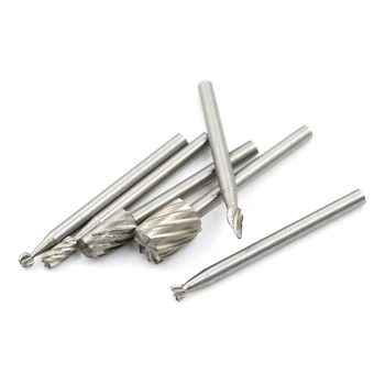 

6pcs/lot Mini Drill Bit Set Cutting Rotary Tool For Woodworking Knife Wood Carving Tools Kit Wood Tools Accessories