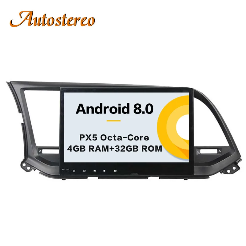 Clearance Android 9 4GB RAM Car DVD Player GPS navigation For Hyundai Elantra 2016+ headunit multimedia player auto radio tape recorder HD 7