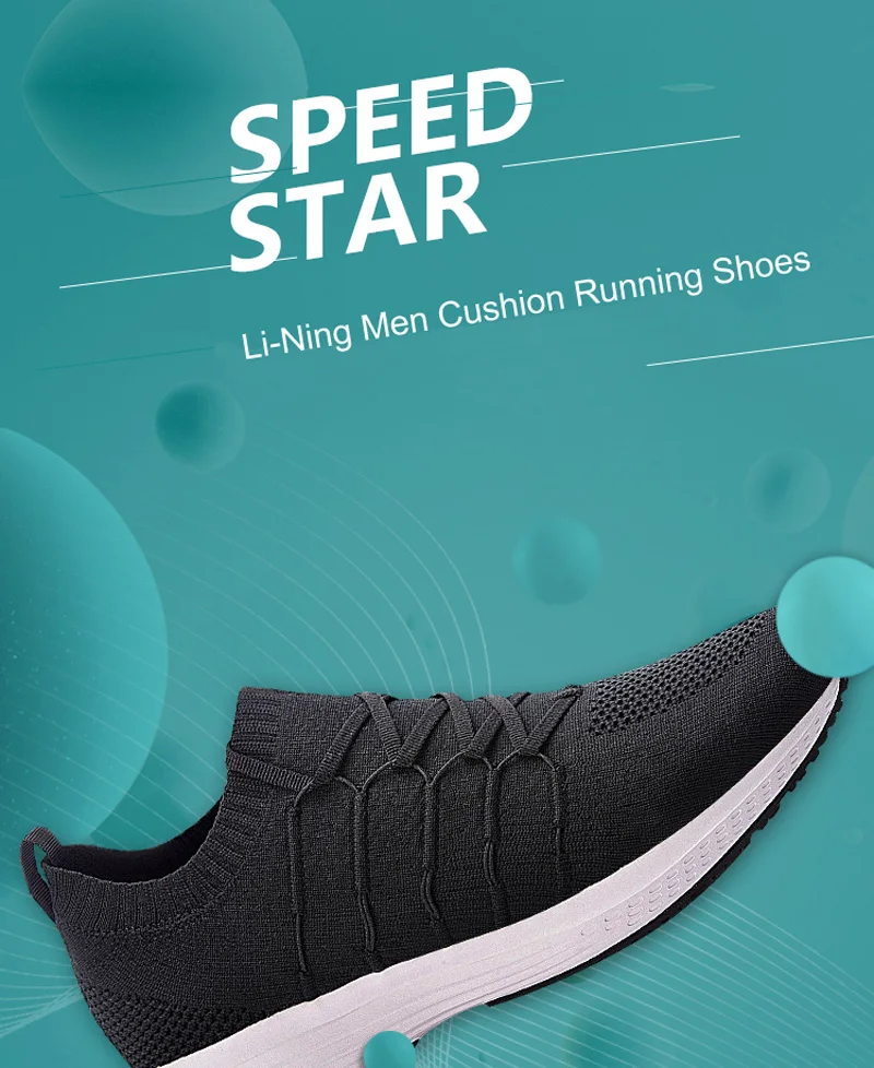 Li-Ning Для мужчин SPEED STAR подушки кроссовки светильник Вес подойдет как для повседневной носки, так пряжа дышащая подкладка Спортивная обувь Кроссовки ARHN109 XYP721