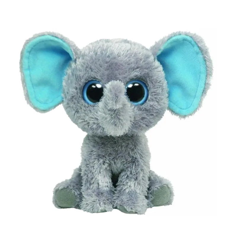 

Ty Beanie Boos Peanut The Elephant Dog Cat Owl Seal Penguin Plush Regular Stuffed Animal Collection Soft Big Eyes Doll Toy