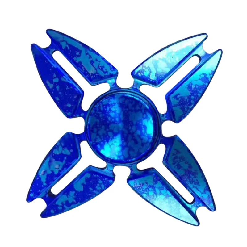

Four Corners Crab Star Rotation Long Tri-Spinner Fidget Metal EDC Fidget Spinner Hand Spinner For Kids Adults Anti Stress Toy
