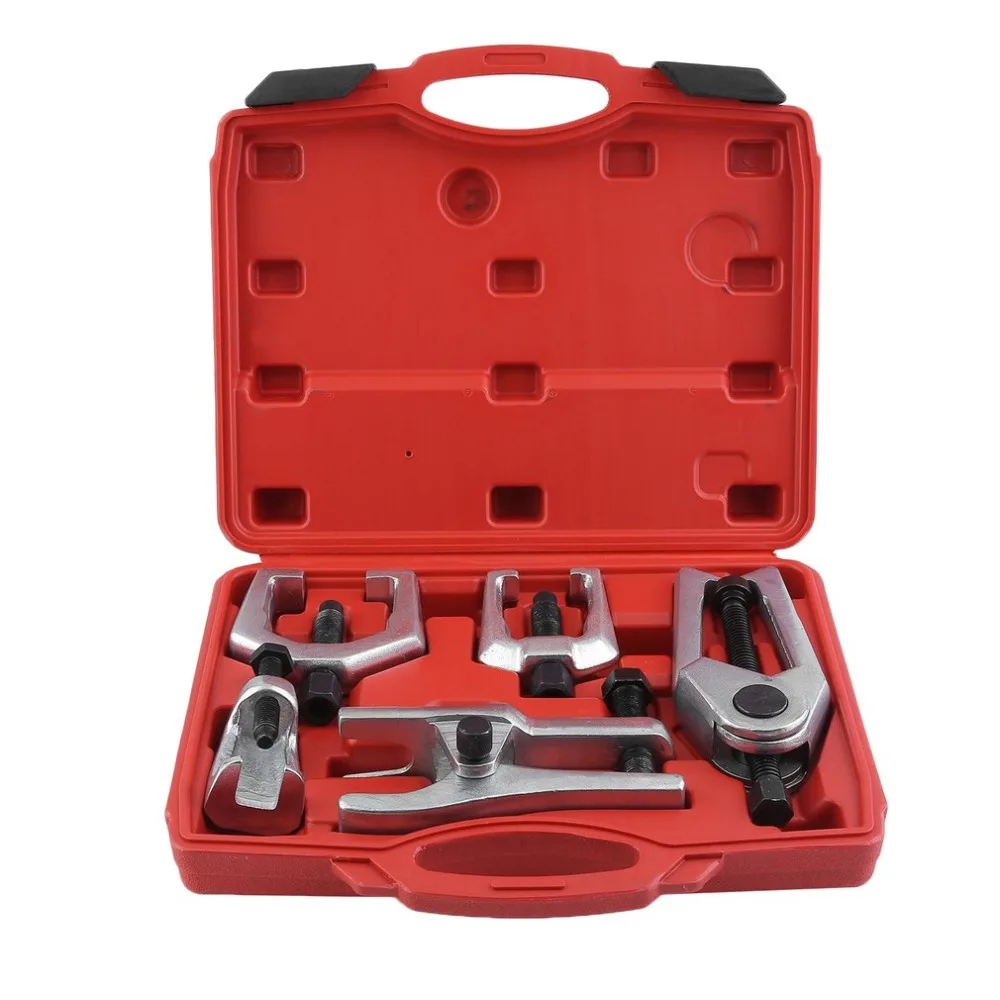 

5 pcs/Set Ball Joint Puller Set Portable Tie Rod End Extractor Durable Ball Joint Separator Universal Ball Head Puller