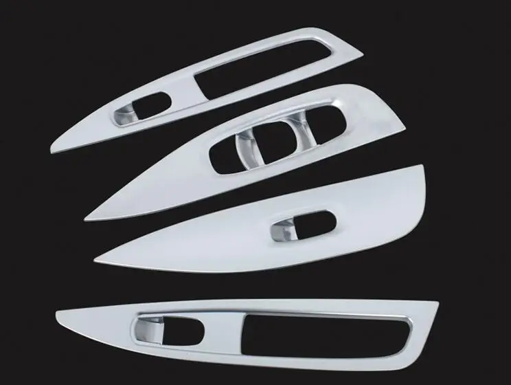 

ABS Chrome Interior Door Armrest Window Switch Cover Trim FOR Nissan Qashqai J11 Rogue Sport Accessories Driving on the left