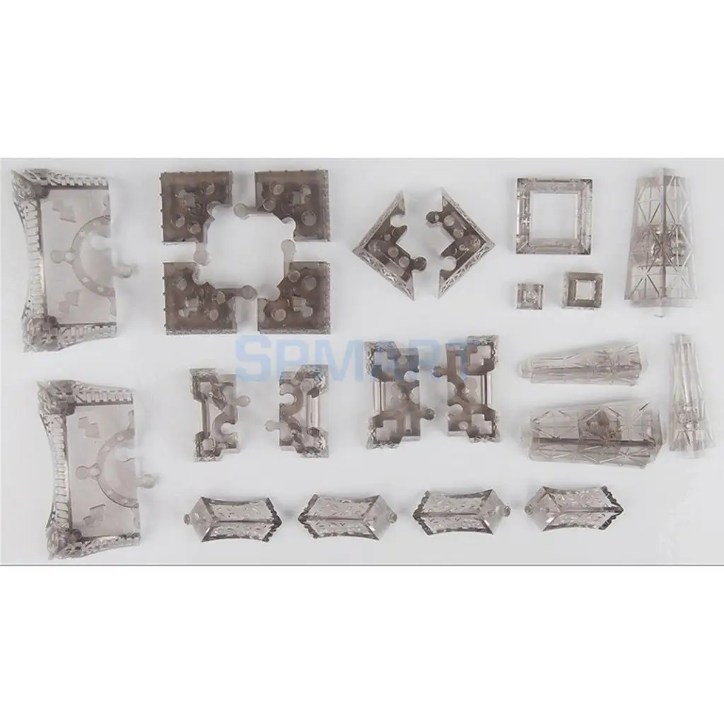 DIY 3D Crystal Puzzles Jigsaw Puzzles Tower/ Dolphin/ High Heel Shoes Model