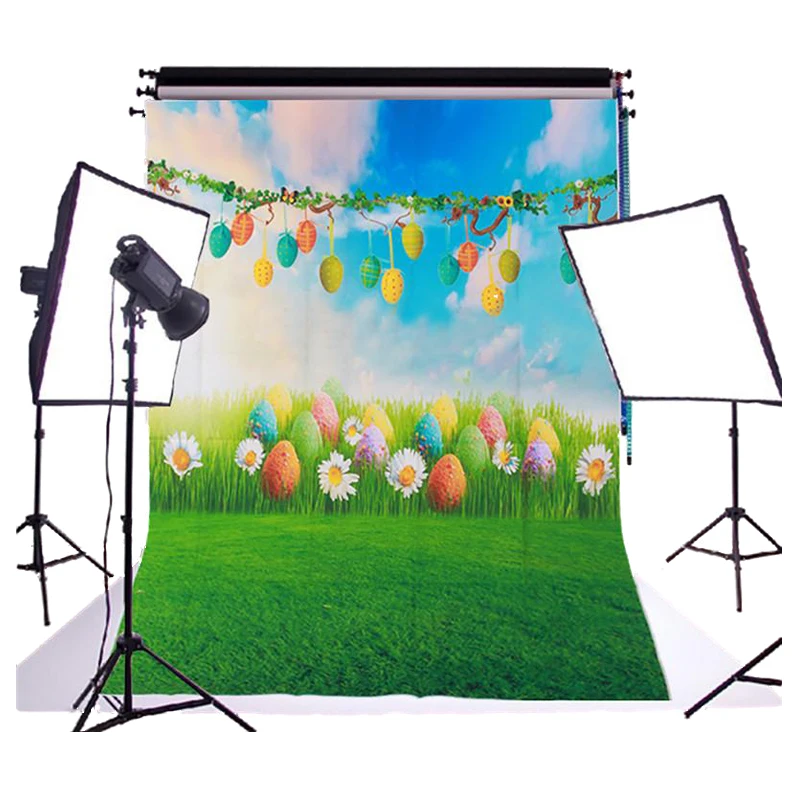 

ETC backdrop background scenery photography studio(easter eggs 1x1.5M)