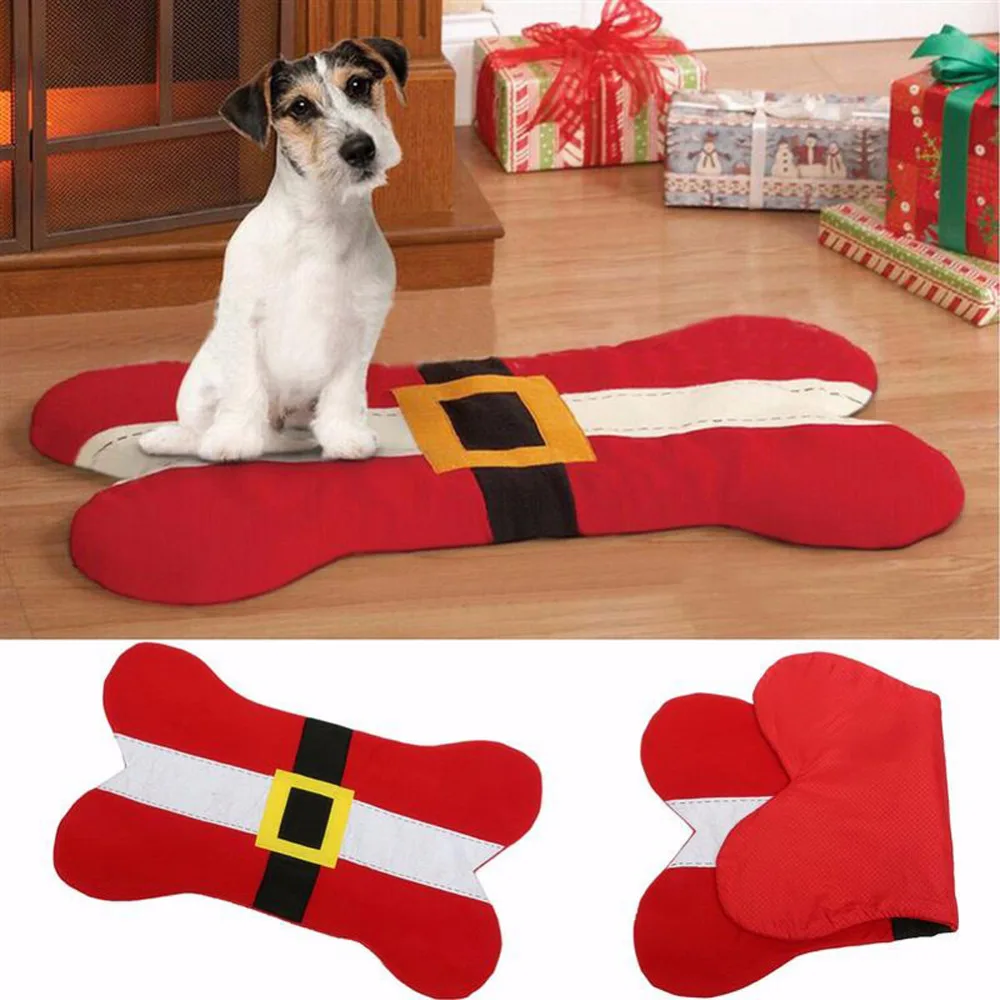 Buy 10 Pcs /Lot Christmas Dog Beds & Sofas Santa Belt