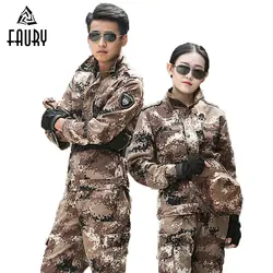 Военная форма пустыня камуфляж армия костюм униформа Militar тактическая куртка брюки карго армейские CS рабочая одежда для мужчин женщин