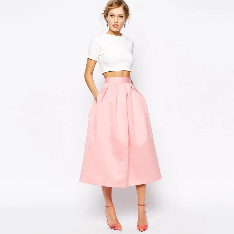 dressy midi skirts