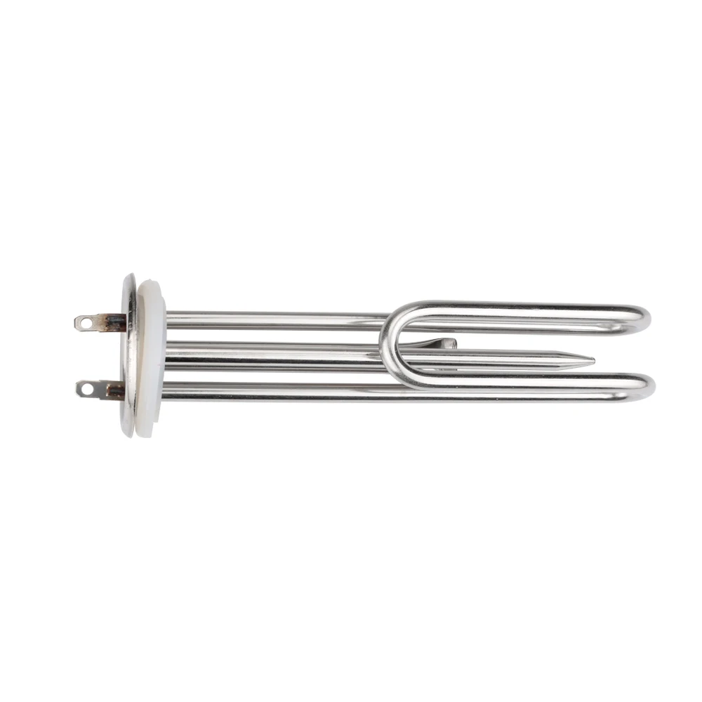 63mm cap 220v 1500w electric heating element tube with 2 temperature  control hole stainless steel electric water heater parts - AliExpress