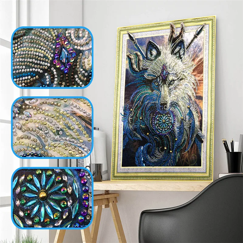 

5d DIY Cartoon Girl Diamond Embroidery Special Shape Diamond Embroidery Rhinestone Crystal Painting Home Decor