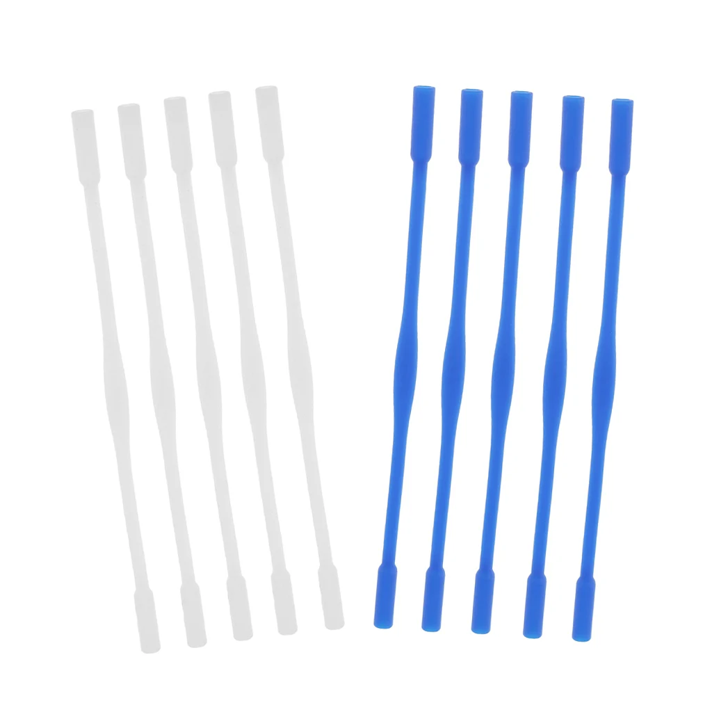 Pack of 10pcs Kids Silicone Eyeglasses Glasses Non-Slip Strap Sports Band Cord Lanyards