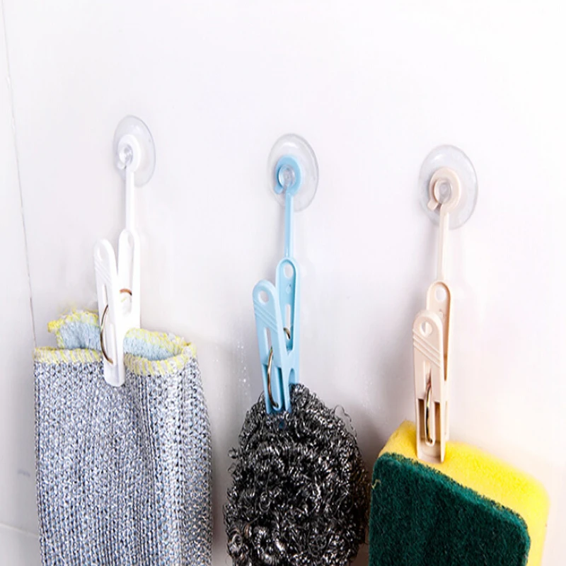 6Pcs/set Curtain Hook Clips Window Shower Curtain Rings Clamps Curtain