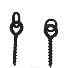 100 шт./лот винт с твердой(овал) кольцо Карп Рыбалка приманки Интимные аксессуары