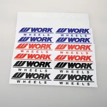 Estilo do carro rodas de trabalho jantes de roda de carro adesivo moto-peças decalque de corrida de vinil carro envoltório adesivo pvc pegatinas automóveis