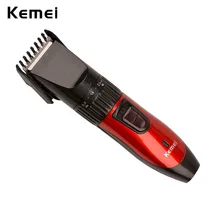 Kemei 0,8-2,0 мм Регулируемая электрическая машинка для стрижки волос перезаряжаемая машинка для стрижки волос Бесшумная машинка для стрижки волос для мужчин и детей