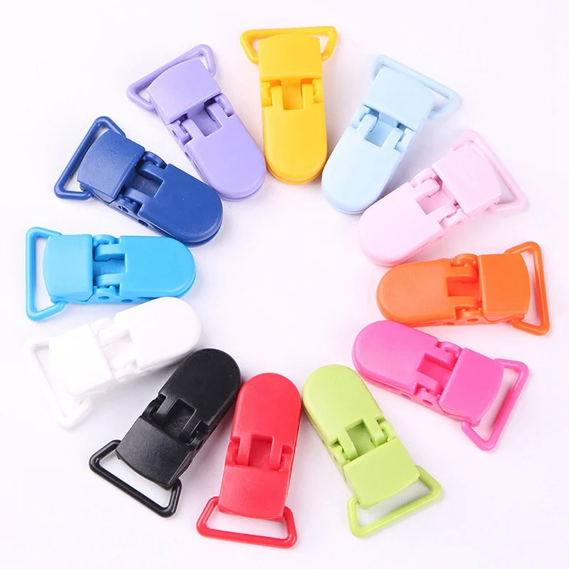 

2pcs/Lot Plastic Baby Pacifier Clips Transparent Pacifier Clips Soother Holder For Baby Pacifier Nipples Holder Round Clamp