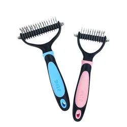 2019 New Stainless Double-sided Pet Open Knot Rake Stainless Steel Open Hair Knot Knife Professional Dog Comb Brush L194 2019 New Stainless Double-sided Pet Open Knot Rake Stainless Steel Open Hair Knot Knife Professional Dog Comb Brush L194